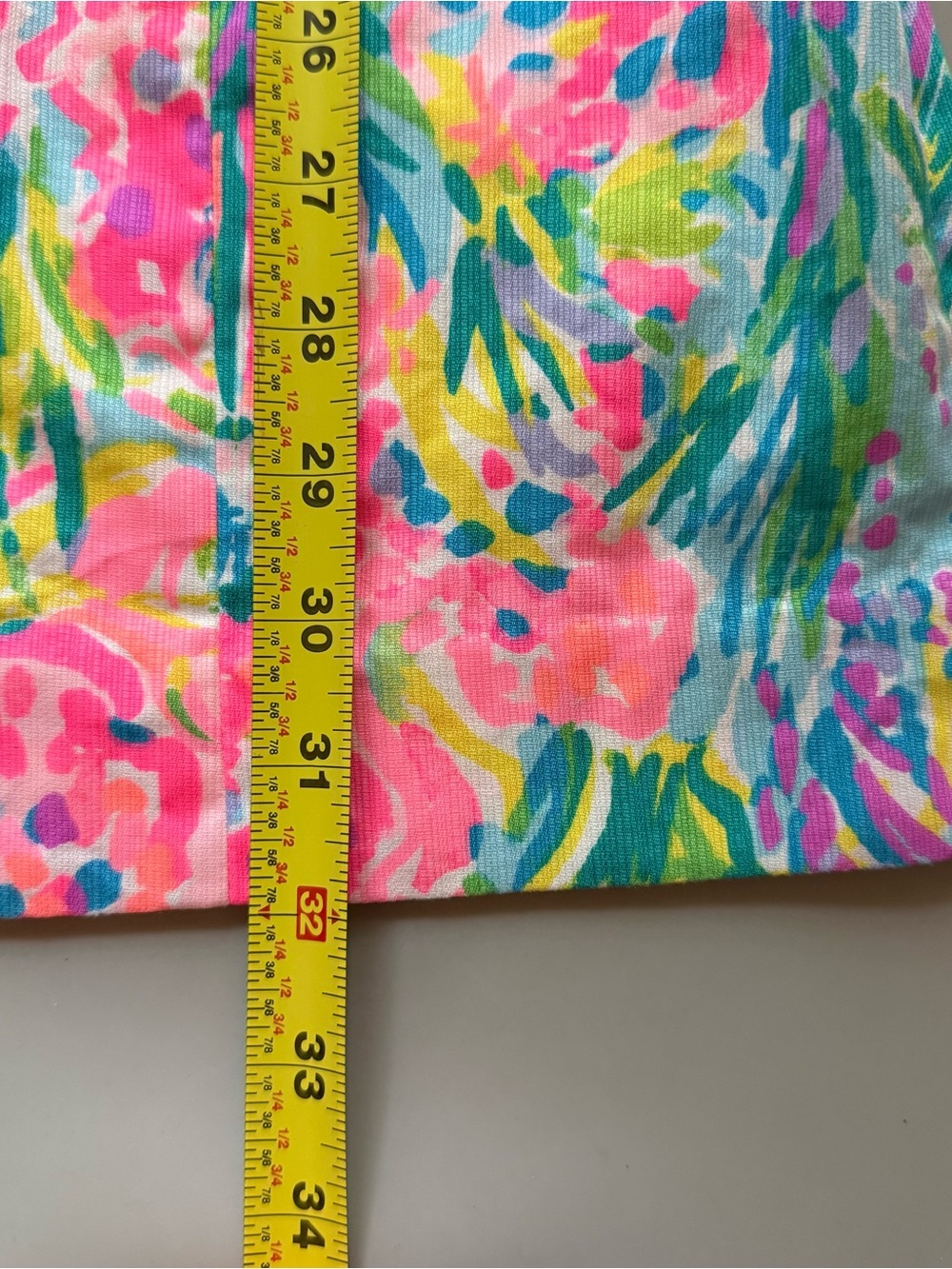 Lilly Pulitzer Gabby Mini Shift Dress Pink Tropical Embroidered Size 0 - Picture 8 of 9